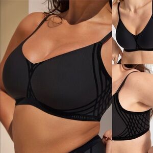 Honeylove 2X Silhouette Black Bra, NWOT